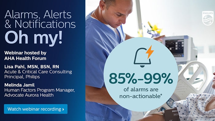 Implementing an alarm management plan at Advocate Aurora Health