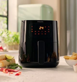 Image of airfryer front side