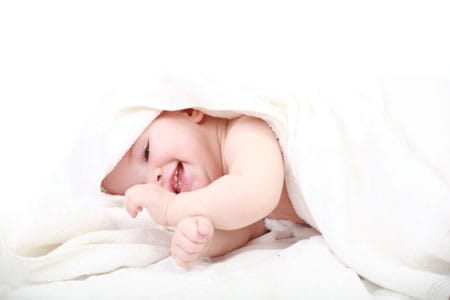 baby in blanket
