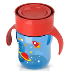 Spoutless sippy cups