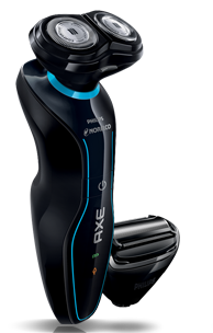 Electric shaver to shave and groom by AXE & Philips Norelco