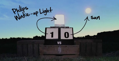 Philips light therapy products vs. the Sun