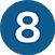 Number 8 icon
