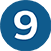 Number 9 icon