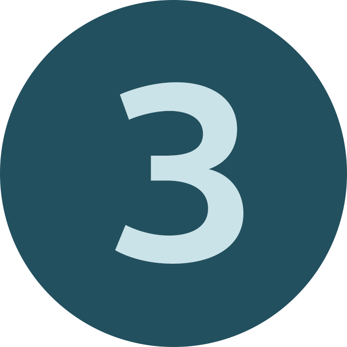 number three icon