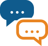 talk bubble icon