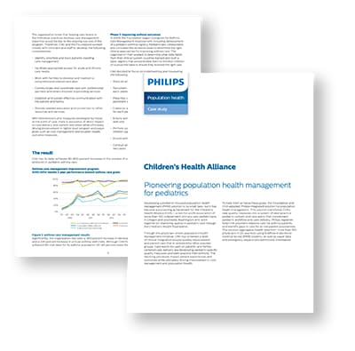 Philips Population Health Management - Children's Health Alliance image