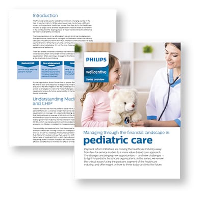 Philips Population Health Management - Pediatric care: the financial landscape