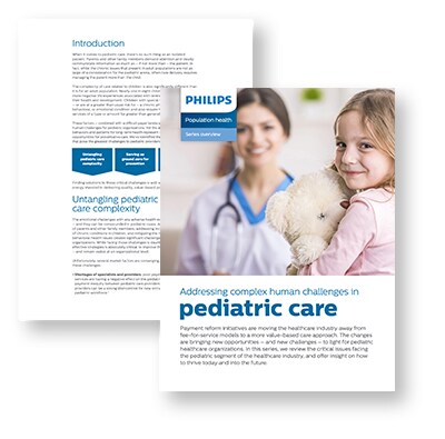 Philips Population Health Management - Pediatric care: the human challenges