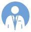 COPD care provider insight professional icon