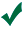 Green tick icon