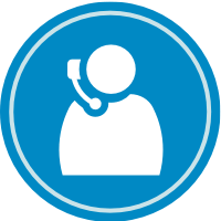 Icon of person on the phone 