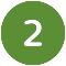 Green number two icon