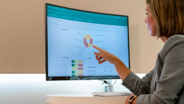 Input is analyzed, scored and presented as results