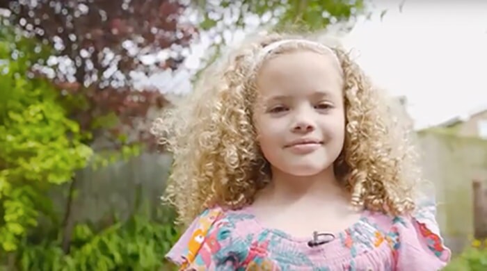 Patient testimonial video still