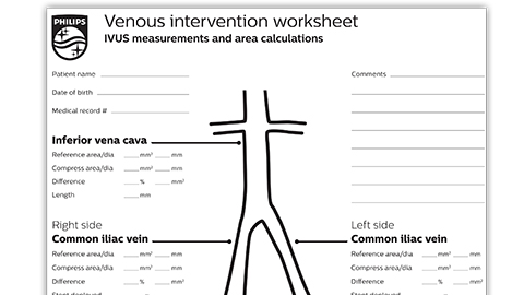 Venous Reflux Worksheet