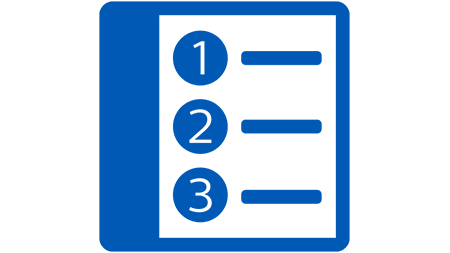Icon of task list