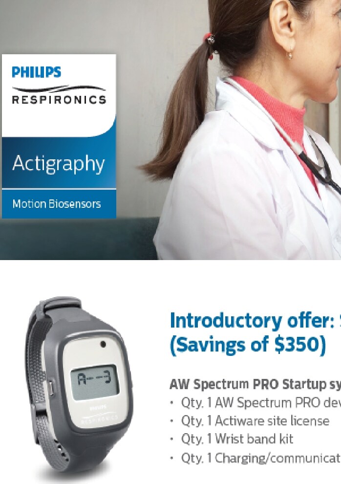 Actigraphy technology and solutions Philips