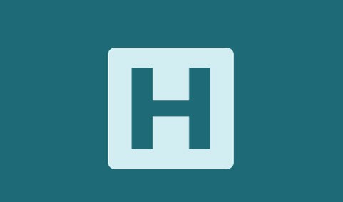 “H” for hospital.