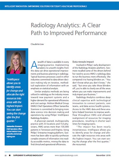 Radiology analytics cover image