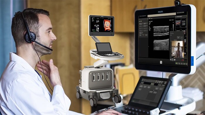Collaboration Live for tele-ultrasound