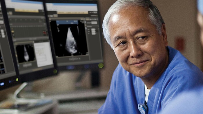 How can echo help in the comprehensive assessment of the left ventricle?