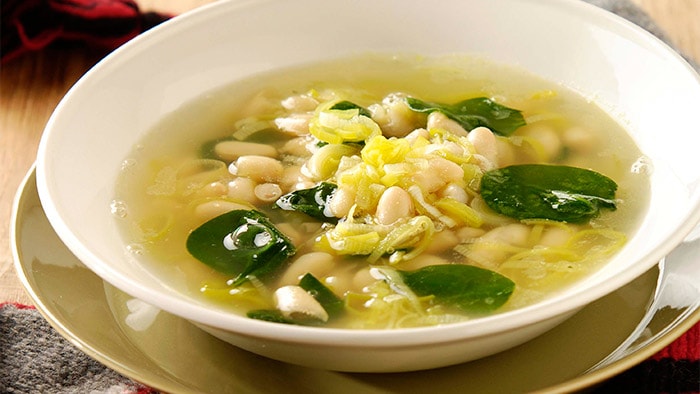 Spinach Leek and Cannellini Soup in the Philips Soup Maker