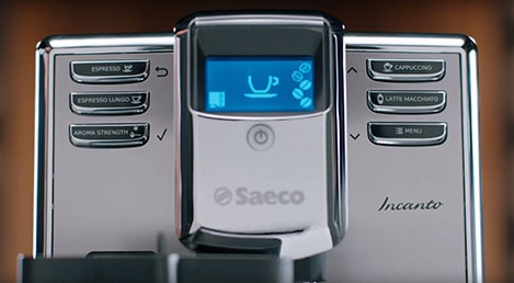Saeco espresso machine menu settings