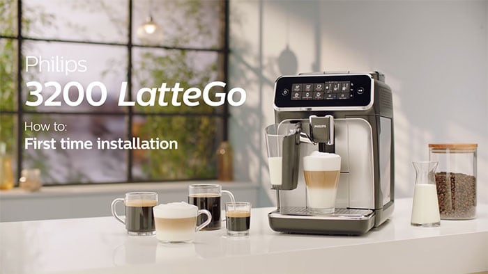 Philips 3200 LatteGo Fully Automatic Espresso Machine with Iced Coffee  Feature