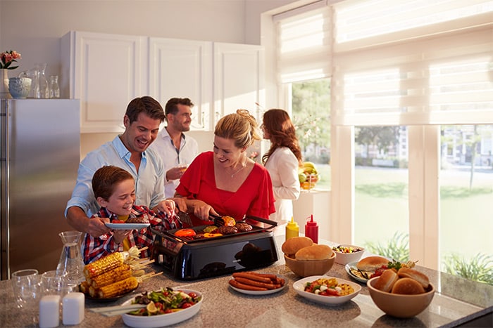 philips smokeless grill family image