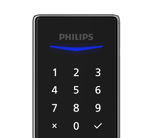 Philips smart security pin code system