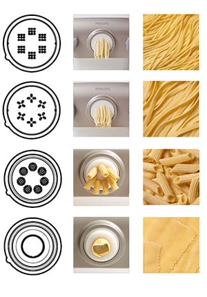 Philips Pasta Maker HR2381 Ramen automatico spaghetti elettrici, colore  champagn