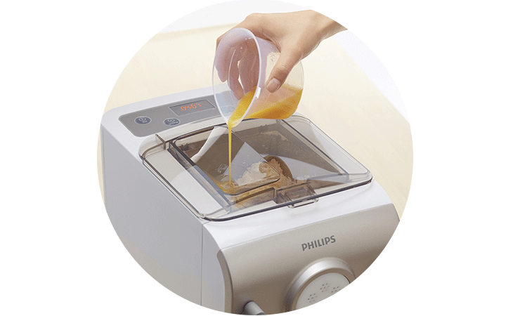 Fresh pasta is simple thanks to the Philips Pasta Maker