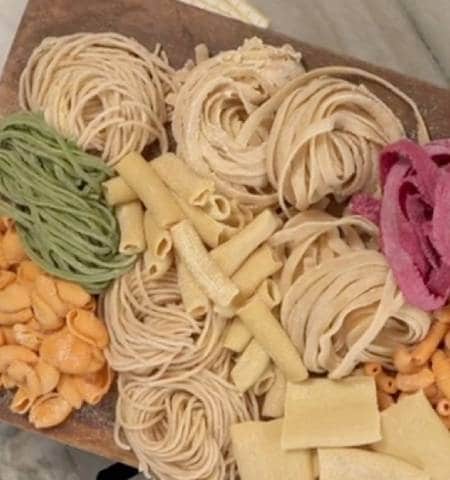 Image of various pastas