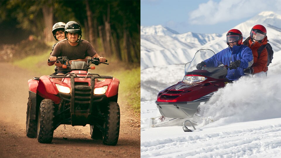 Motovision snowmobile atv