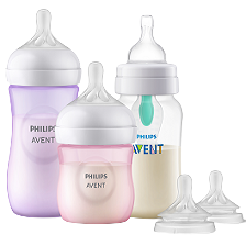 Range of Philips Avent Bottle Natural with Nipples