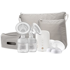 Comfort Double electric breast pump and nipples Philips Avent
