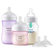 Baby bottles and nipples