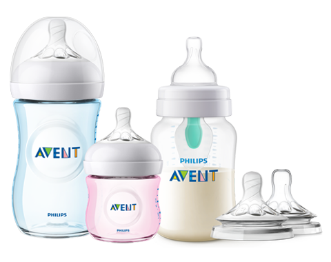 Range of Philips Avent Bottle: Anti-colic and Natural Bottles with Nipples