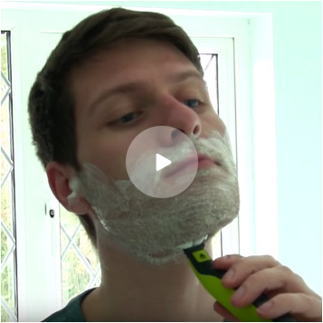 How to shave wet with OneBlade