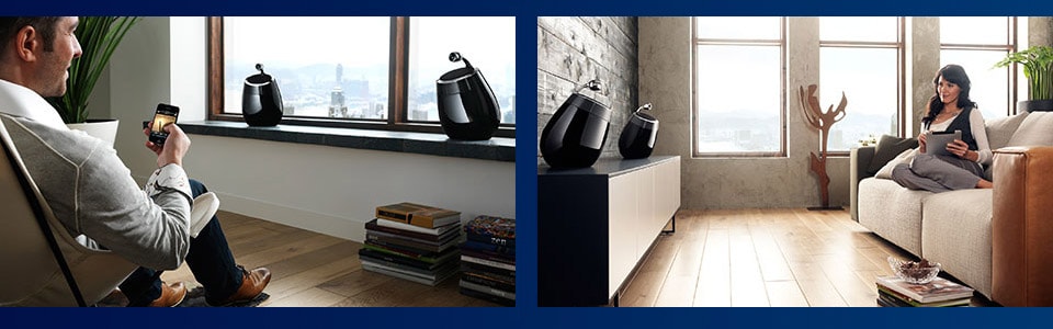 Stylish Philips Fidelio Wireless Speakers