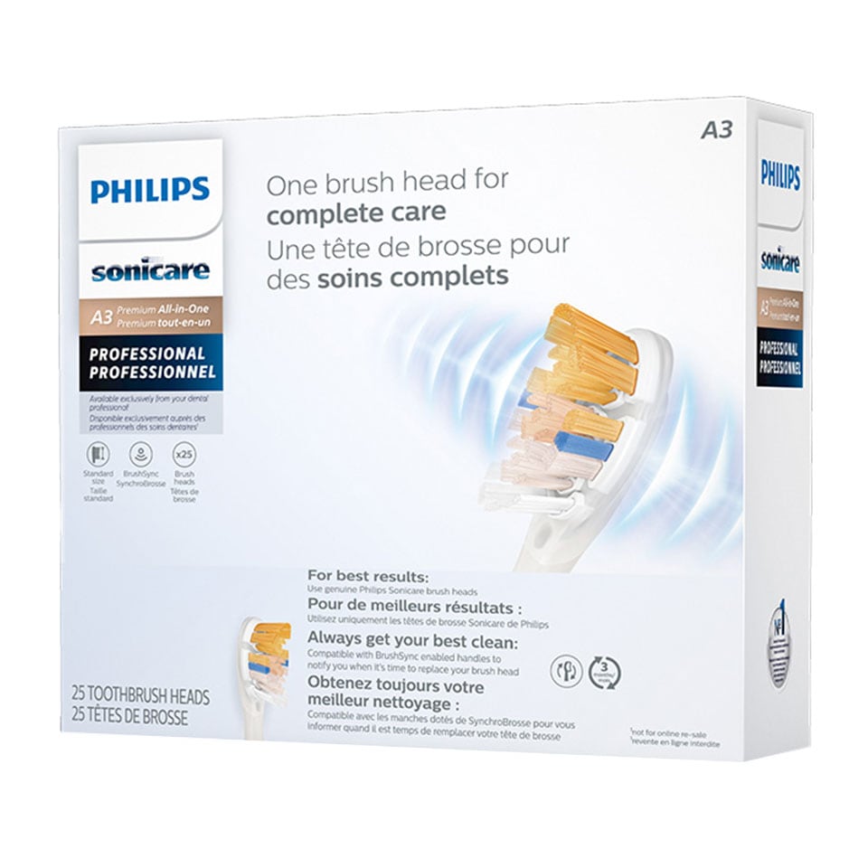 Philips Sonicare Prestige 9900 power toothbrush with All-in-One brush head standing on a countertop