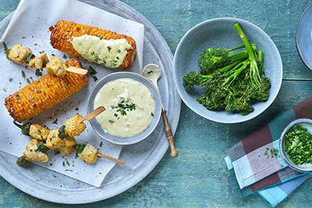 barbecue food on table