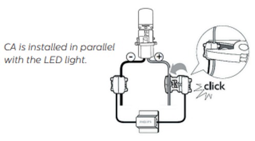 Philips LED Adapter CANbus Warnunterdrückung Canceler 5W 12V 2Stk. 