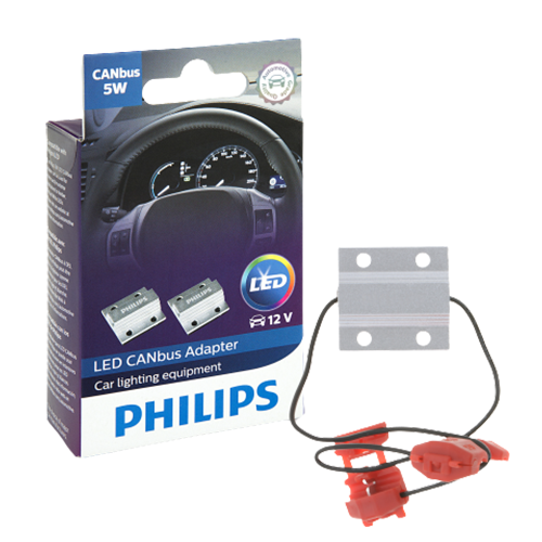 Philips CANBUS Adapter LED (HB3/HB4/HIR2), schwarz 