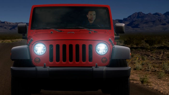 Jeep LED integral