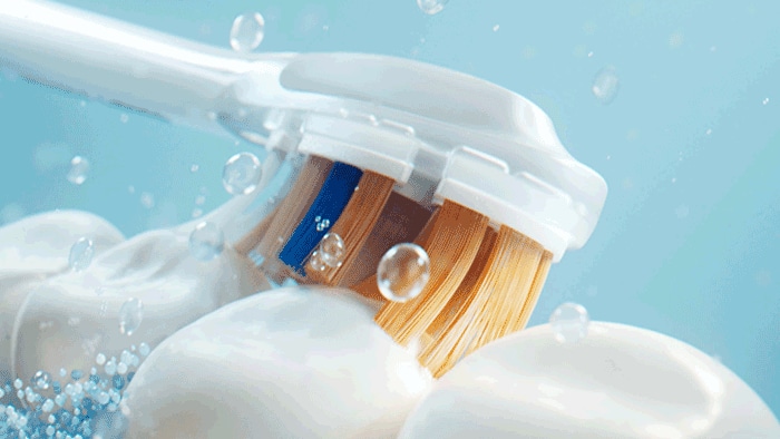 Toothbrush close-up