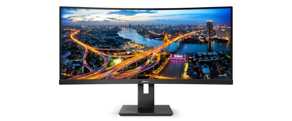Philips 346B1C/17 computer monitor is a widescreen monitor featuring USB-C, certified for trade agreement compliance for government, defense, security and various contracts.
