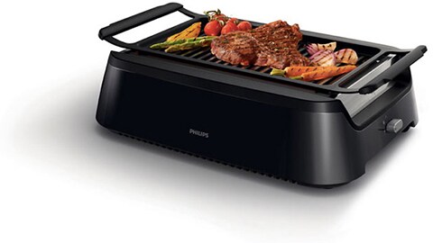 Barton 1650-Watt in Black with Drip-Tray Electric Smokeless Infrared Indoor Grill