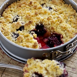 Apricot and Blackberry Crumble | Philips